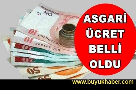 Asgari ücret açıklandı