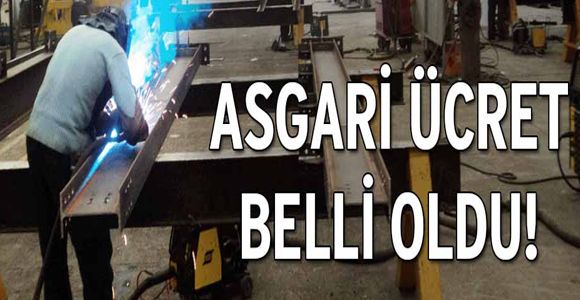 Asgari ücret belli oldu