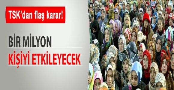 Askerden başörtüsü kararı