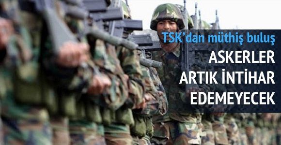 Askerler artık intihar edemeyecek