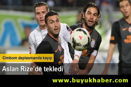 Aslan Rize'de tekledi