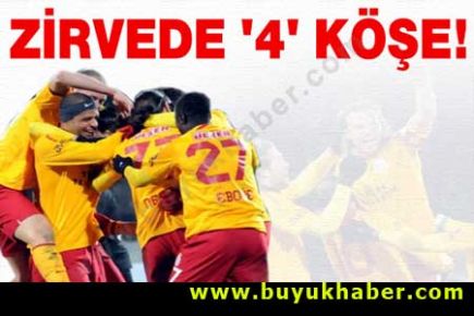 Aslan zirvede '4' köşe!