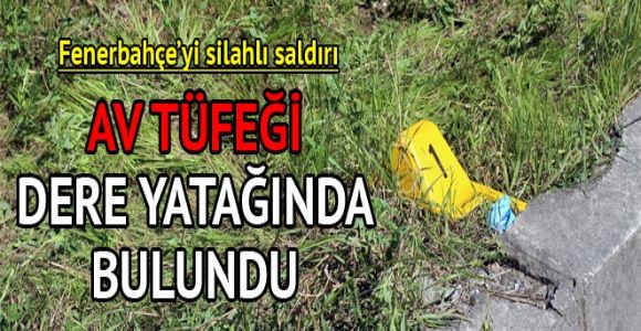 Av tüfeği dere yatağında bulundu