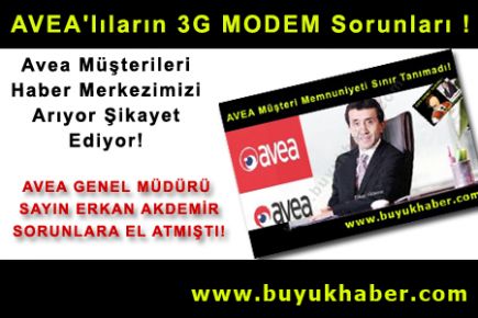 AVEA'lıların 3G MODEM Sorunları !