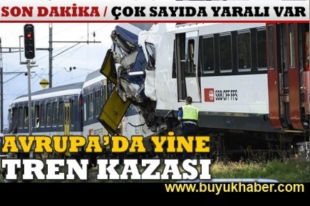 Avrupa'da yine tren kazası