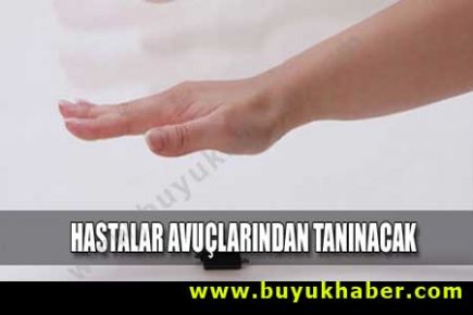 Avuç içi damar haritası ile muayene