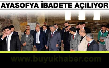 Ayasofya ibadete açılacak