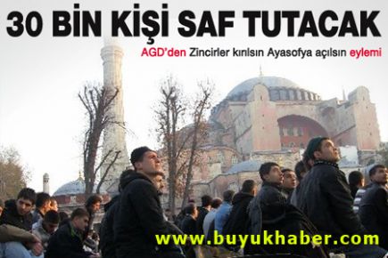 Ayasofya'da 30 bin kişi saf tutacak