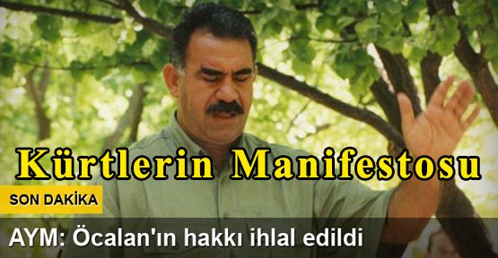 AYM: Öcalan'ın hakkı ihlal edildi