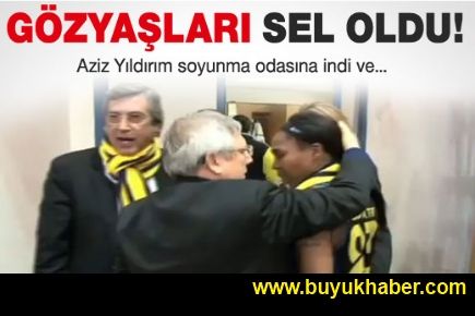Aziz Yıldırım soyunma odasına indi