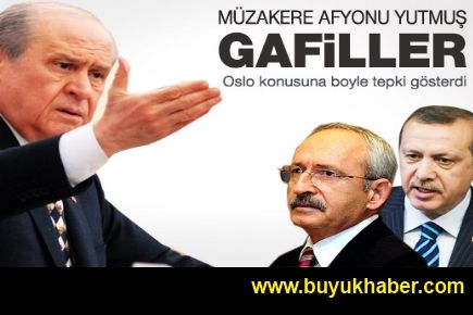 Bahçeli: Müzakere afyonu yutmuş gafiller