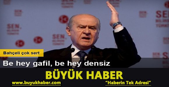 Bahçeli'den hükümete sert eleştiri