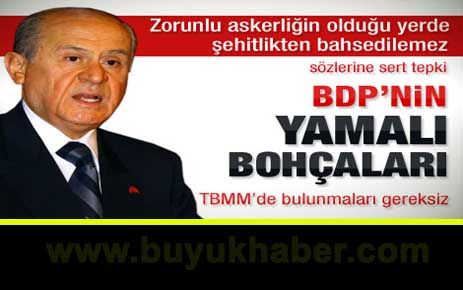Bahçeli'den Sırrı Süreyya'ya: BDP'nin yamalı bohçaları