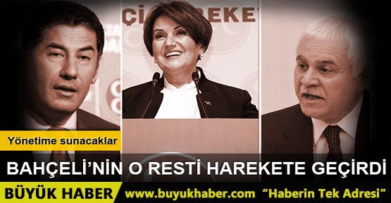 Bahçeli'nin resti 3 ismi harekete geçirdi