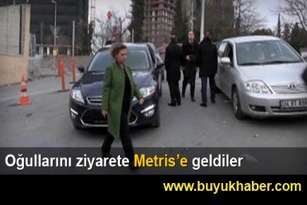 Bakan Çağlayan'ın eşi Metris Cezaevi'ne ziyarete geldi