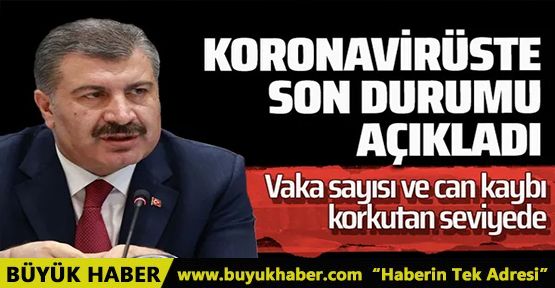 Bakan Fahrettin Koca günlük koronavirüs verilerini açıkladı