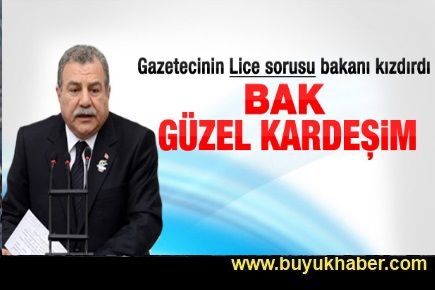 Bakan Güler'i kızdıran Lice sorusu