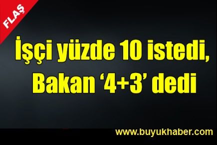 Bakan hayal kırıklığına uğrattı