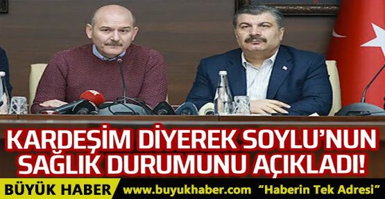 Bakan Koca, Süleyman Soylu'nun sağlık durumunu açıkladı