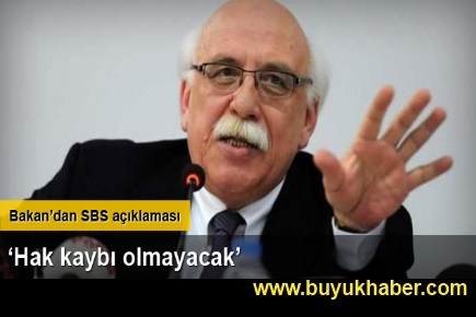 Bakan Nabi Avcı Hak kaybı olmayacak