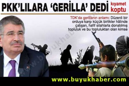 Bakan Şahin, PKK'lılara gerilla dedi, kıyamet koptu