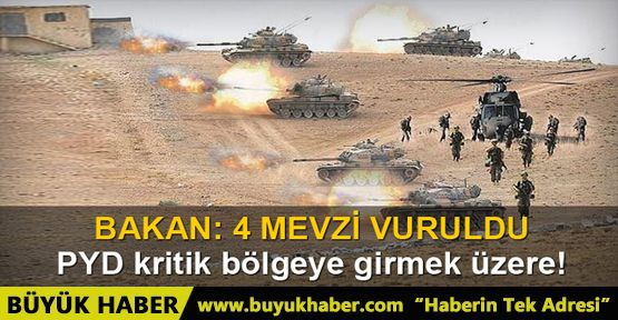 Bakan Yılmaz: TSK, YPG mevzilerini vuruyor