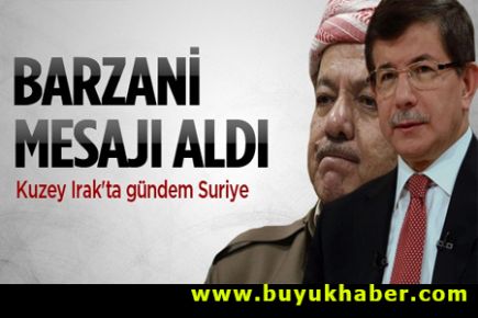 Barzani mesajı aldı