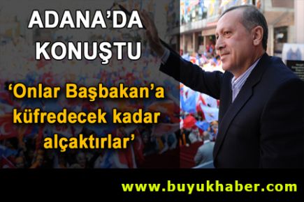 Başbakan Erdoğan'da Adana'da konuştu