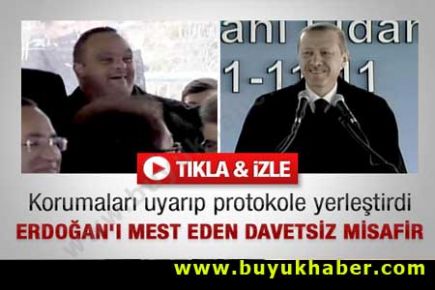 Başbakan Erdoğan'ı gülümseten misafir
