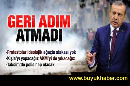 Başbakan Erdoğan'ın Gezi Parkı açıklaması