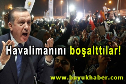 Başbakan gelecek diye havalimanını boşalttılar!