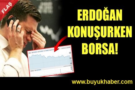 Başbakan konuştu borsa çakıldı