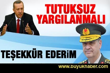 Başbuğ'dan Erdoğan'a teşekkür mesajı