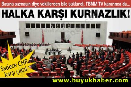 Basına sızmasın diye vekillerden saklandı