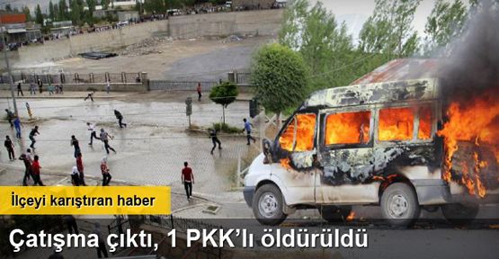Başkale'de PKK'lı cenazesinde gerginlik