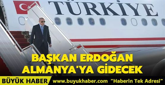 Başkan Erdoğan Almanya'ya gidecek