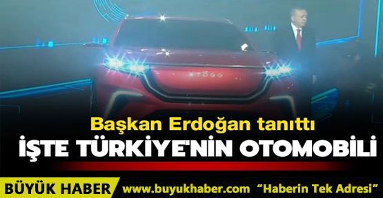 Başkan Erdoğan tanıttı! İşte Türkiye'nin otomobili