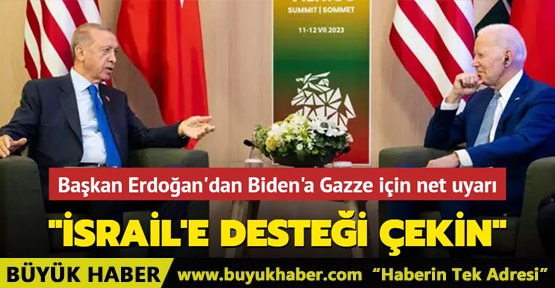 Başkan Erdoğan'dan Biden'a 