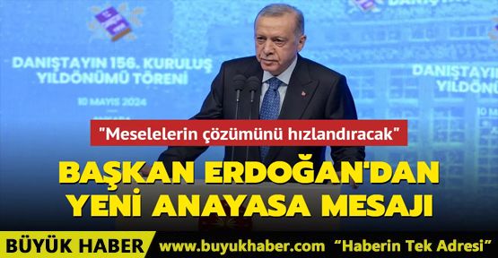 Başkan Erdoğan'dan yeni Anayasa mesajı