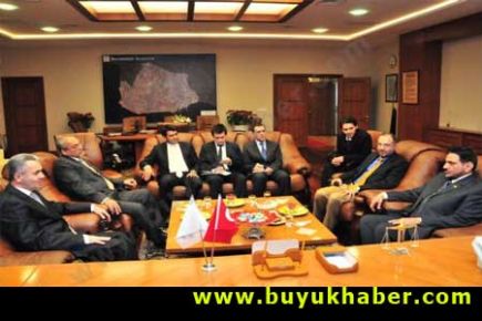 BAŞKAN UZUN, MEDİNE BELEDİYE BAŞKANI HUSSAİN’İ AĞIRLADI