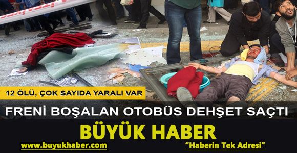 Başkentte otobüs belediye durağına daldı: 12 ölü