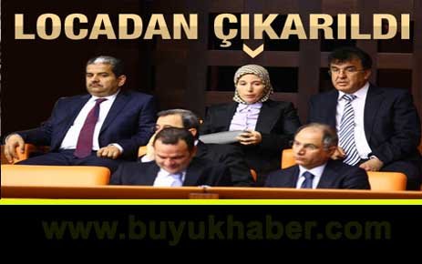 Başörtülü kadın Meclis locasından çıkarıldı.