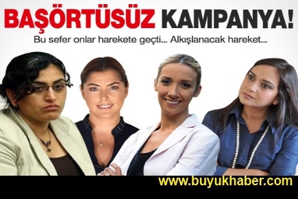 Başörtüsüz kadınlardan başörtü kampanyası