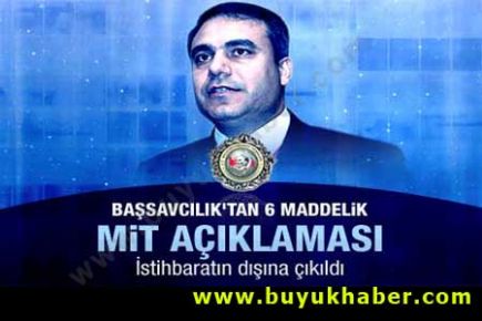 Başsavcılık'tan MİT açıklaması