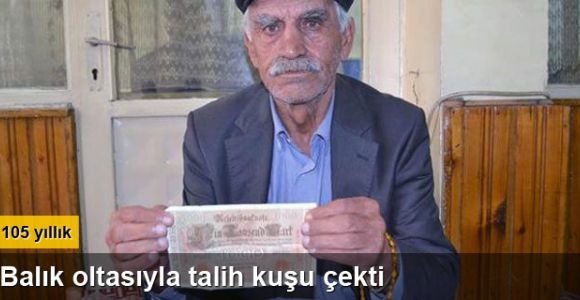 Batmanlı balıkçının oltasına tarihi banknot vurdu