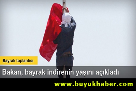 Bayrağı indiren 16 yaşındaymış