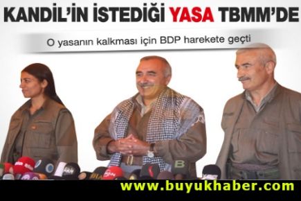 BDP'den terörle mücadele yasası kalksın teklifi
