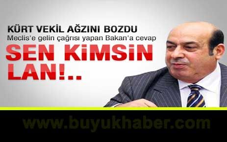 BDP'li Kaplan ağzını bozdu: Kimsin lan