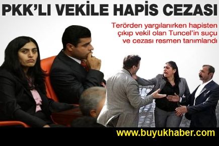 BDP'li vekile PKK'lı olmaktan 8 yıl hapis cezası