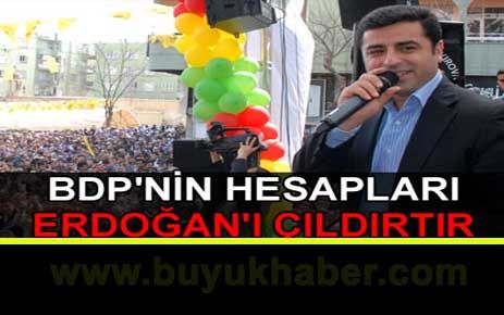 BDP'nin hesapları Erdoğan'ı çıldırtır.